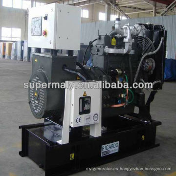 Ricardo 50kva generador diesel con certificado CE ISO